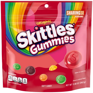SKITTLES Original Gummies Candy, 5.8 oz Bag