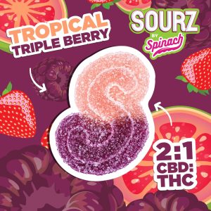 TROPICAL TRIPLE BERRY 2-1 CBD-THC